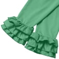 thumbnail image 5 of newwalpole Baby Girls'Ruffle Pants Toddlers Little Girls Leggings Green for Size 9-10 Years, 5 of 6