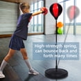thumbnail image 3 of Vobor Adjustable Height Punching Ball Bag Speed Boxing Sports Toys Set , Great Exercise & Fun Activity for Stress Relief & Fitness, 3 of 9