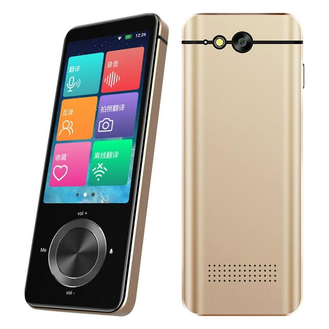 Voice Translator Device With WiFi Photo Translation Recording Conversation Oral Practice Function 4.80 in x 2.05 in x 0.59 in 220 g