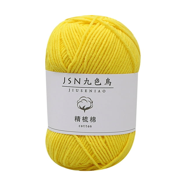 4 Strands Of Combed Milk Cotton Thread Diy Doll Cotton Crochet Thread Wool Ball