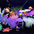 thumbnail image 2 of Aquarium Artificial Fake Water Grass Silicone Coral Plant Fish Tank Ornament, 2 of 8