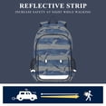 thumbnail image 4 of ALAZA Bird on Stripes Laptop Backpack Purse Travel Bag Casual School Bookbag Rucksack for Women Men, 4 of 6