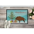 thumbnail image 2 of Caroline's Treasures BB9303JMAT Wild Boar Pig Christmas Door Mat, Indoor Rug or Outdoor Welcome Mat 24x36 Doormat , 36"L, 2 of 4
