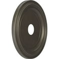 thumbnail image 2 of Ekena Millwork 19"OD x 3 1/2"ID x 1 1/2"P Traditional Thermoformed PVC Ceiling Medallion (Fits Canopies up to 11 1/2"), Universal Aged Metallic Weathered Steel, 2 of 10