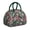 Dark-green-6, variant on Floral Botanical Lunch Tote – Aloha Vibes with Tropical Leaves, Insulated Bag for Office, Gym, or Picnic
