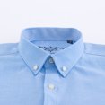 thumbnail image 4 of Men's Oxford Long Sleeve Button Down Shirt 60% Cotton Work Casual Shirt with Pocket Spring Fall Menswear Clothing, 4 of 10
