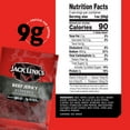thumbnail image 5 of Jack Link’s Beef Jerky, Peppered, Made with 100% Beef, 9g of Protein per Serving, 5 Ounce, Resealable Bag, 5 of 9