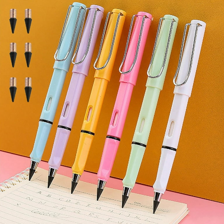 Inkless Pencils Eternal,Everlasting Magic Pencil with Eraser,Unlimited  Writing, Reusable Infinity Pencil, NO-Sharpening Pencils for Writing  Sketch,Cute Inkless Everlasting Pencil for Kids Writing 