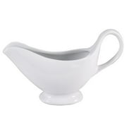 Palais Dinnerware? Porcelain Easy Pour Gravy Sauce Boat - White - 8 Oz
