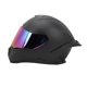 thumbnail image 2 of Casco de motocicleta con protección multicapa, cálido, transpirable, cómodo, con capa de protección, casco integral para andar en bicicleta, lente de color negro mate M, 2 of 14