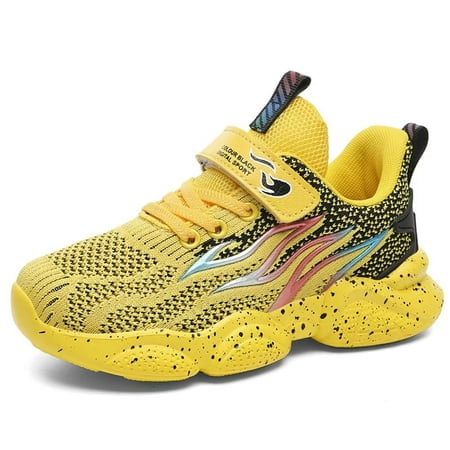

JJtiger Kids Sneakers for Boys Girls Running Shoes Lightweight Sport Black 13.5 Little Kid