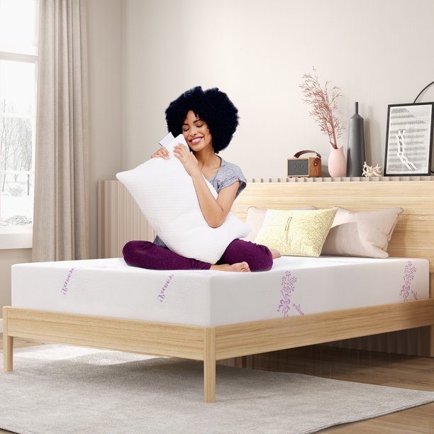 Full Mattress,6 inch Memory Foam Mattress Bed in a Box,with Lavender