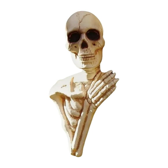 25cm/35cm Halloween Decorations Outdoor Skeleton Hugging Tree Cute Skeleton Ornaments Atmosphere Garden Set Large Geometric Decorative Objects Garden Sculpture Decorative Shelf Items Valentine Tie