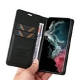 thumbnail image 5 of Wallet Case for Samsung Galaxy S23 Ultra, Business Style PU Leather Magnetic Adsorption Flip Folio Cover with Kickstand Card Slots Cash Holder Soft Silicone Shockproof Protective Case,Black, 5 of 9