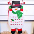 thumbnail image 4 of facefd Felt Christmas Advent Calendar Wall Hanging Santa Felt Advent Calendar 24 Days Countdown Calendar for Home Decor, 4 of 8