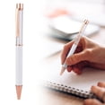 thumbnail image 5 of olkpmnmk 4Pcs Gel Pens, Retractable Gel Pen, Metal Clip Ballpoint Pen, Smooth Writing Click Pen, Fine Point Quick Drying Pens for Writing, Note Taking, Classroom, Office & Home Supplies, 5 of 7