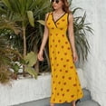 thumbnail image 6 of Mrs Fox's Dress Fashion Boho Beach Long Dresses Female Party Printed Maxi Dress, 6 of 9