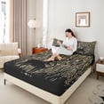 thumbnail image 4 of Castle Fairy Safari Deer Twin Sheet Sets for Boys Girls,Abstract Camouflage Bedding, 4 of 7