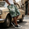 thumbnail image 4 of Camo Cargo Shorts for Men Summer Workout Hiking Shorts with Pockets Knee Length Casual Loose Bermuda Athletic Short, 4 of 6