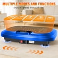 thumbnail image 4 of RICAN Vibration Plate Exercise Machine, Whole Body Shake Plate Exercise Machine with 5 Resistance Bands for Lymphatic Drainage & Wellness and Fitness,Blue, 4 of 11