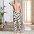 thumbnail image 5 of Goofa Horse Pattern Printed Soft Pajama Pants for Men, Wide Leg Comfy Casual Lounge Yoga Pants-Large, 5 of 9