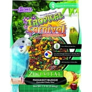 Brown's Tropical Carnival ZOO-Vital Parakeet & Budgie Bird Food, 1.5 Lb