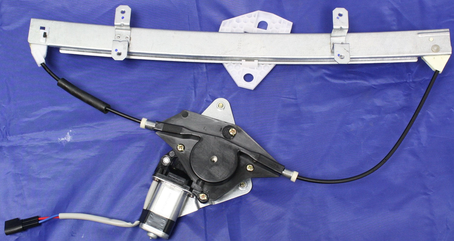 Window Regulator For 1995-2000 Ford Contour Mercury Mystique Front, Left Driver Power With Motor