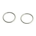 thumbnail image 4 of Silver Hoop Earrings Cartilage Nose Septum Ear Helix Tragus Multiple Piercing Jewelry for Women Hypoallergenic Tiny Hoops 9mm  20 GA, Silver, 4 of 8