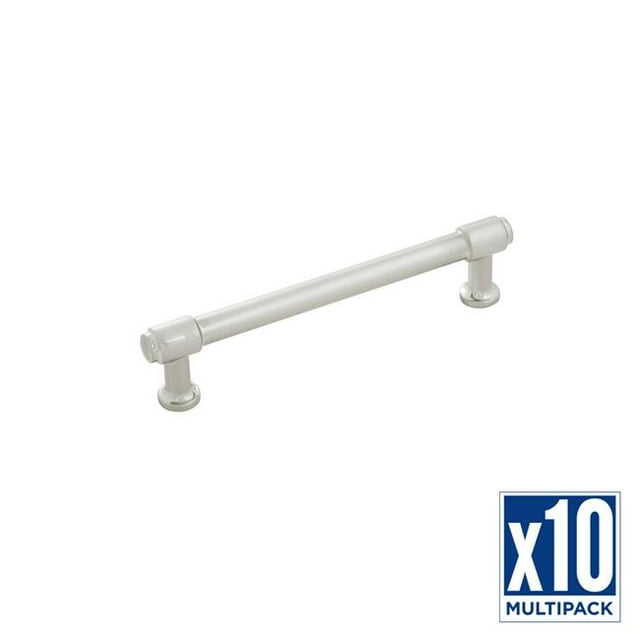 Hickory Hardware H077853SN-10B 128 mm Piper Tirer Armoire&44; Nickel Satiné