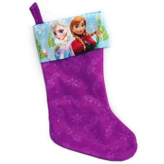 Disney Frozen Anna and Elsa 18 Inch Childrens Christmas Stocking
