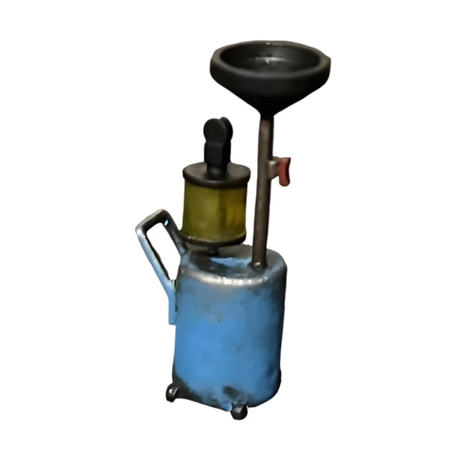 arctrm Miniature Oil Pumping Model, Oil Pump Diorama Accessory, Simulated Tank, Compact blue new