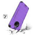 thumbnail image 5 of For Nokia G300 Strong Tough Metallic Design Hybrid - Dark Purple, 5 of 5