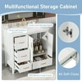 thumbnail image 4 of DTTRA 36" Freestanding Bathroom Vanity with Resin Sink, 2 Doors and 4 Drawers, Black, 4 of 8