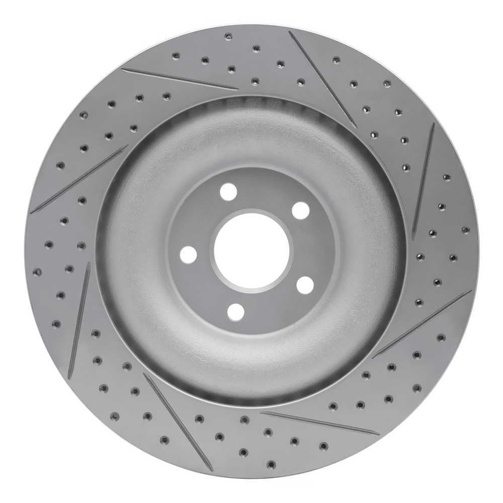 Dynamic Friction Company 830-20027L DFC Geoperformance Rotor - Drilled and Slotted