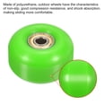 thumbnail image 3 of Unique Bargains Roues de Planche à Roulettes 52mm avec Roulements Roues de Rue pour Skateboards Roue de Croisière 95A, Vert Doré Lot de 4, 3 of 4
