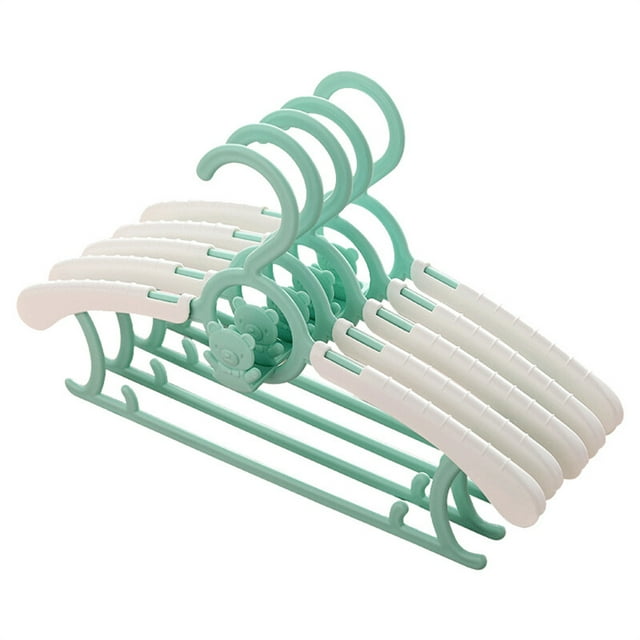 Cqxid Home Textile Storage Under $5 5 Hangers For Children'S Clothes, Increasing, Space Saving, Non-Slip, For Babies