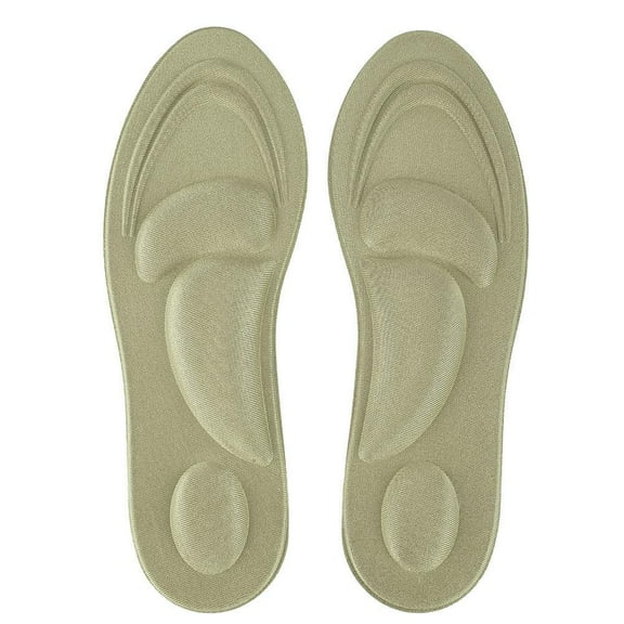 LYUMO 1Pair Memory Foam Insole Pads, Orthotic Insoles Flat Feet Arch Support Comfort Memory Insole Shoe Pad for Men & Women
