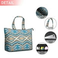thumbnail image 2 of Blue and Orange Floral Boho Pattern Travel Tote Bags for Women Carry On,Large Weekender Bags for Women Travel,Multi Functional Duffle Bag for Work,Shopping,Sports, 2 of 5
