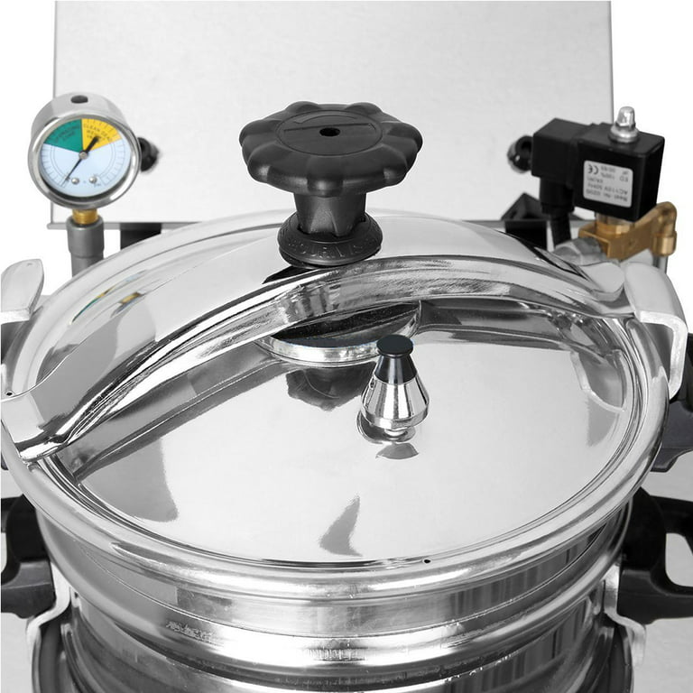 INTBUYING 16L Electric High Pressure Fried Chicken Stove Stainless Steel 
