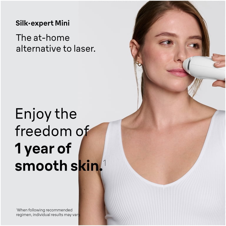 Braun IPL Silk-Expert Mini Laser Hair Removal at Home, Permanent