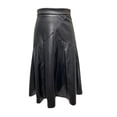 thumbnail image 3 of Pntutb Fashion Women High Waist Casual Skirts Ladies Solid Leather Skirts, 3 of 4