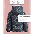 thumbnail image 6 of Jessica Simpson Baby Girls Puffer Jacket Sherpa Lined Hood Quilted Winter Coats, 6 of 8