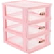 thumbnail image 3 of Pink Storage Box Desktop Organizer for Office Supplies Drawer File Organizer, 3 of 5