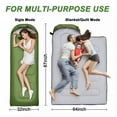 thumbnail image 5 of SUNOYAR Sleeping Bag, Waterproof Portable Sleeping Bags for Adults with Compression Sack for All Season Camping, Hiking, Tent, Travel, Green, 5 of 9