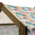 thumbnail image 4 of Geometric Pet House, Soft Toned Overlap Circles Mosaic Birthday Party Pastel Design, Outdoor & Indoor Portable Dog Kennel with Pillow and Cover, 5 Sizes, Peach Coral Blue, by Ambesonne, 4 of 4