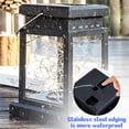 thumbnail image 3 of EIMELI 2 PACK Waterproof Outdoor Solar Lantern Hanging Light LED Yard Patio Garden Lamp Decors Outdoor Solar Lantern Hanging Light LED Yard Patio Garden Lamp Decors (Warm White), 3 of 6