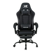 X Rocker Apex PC Gaming Chair with Massage Function and Footrest, Black