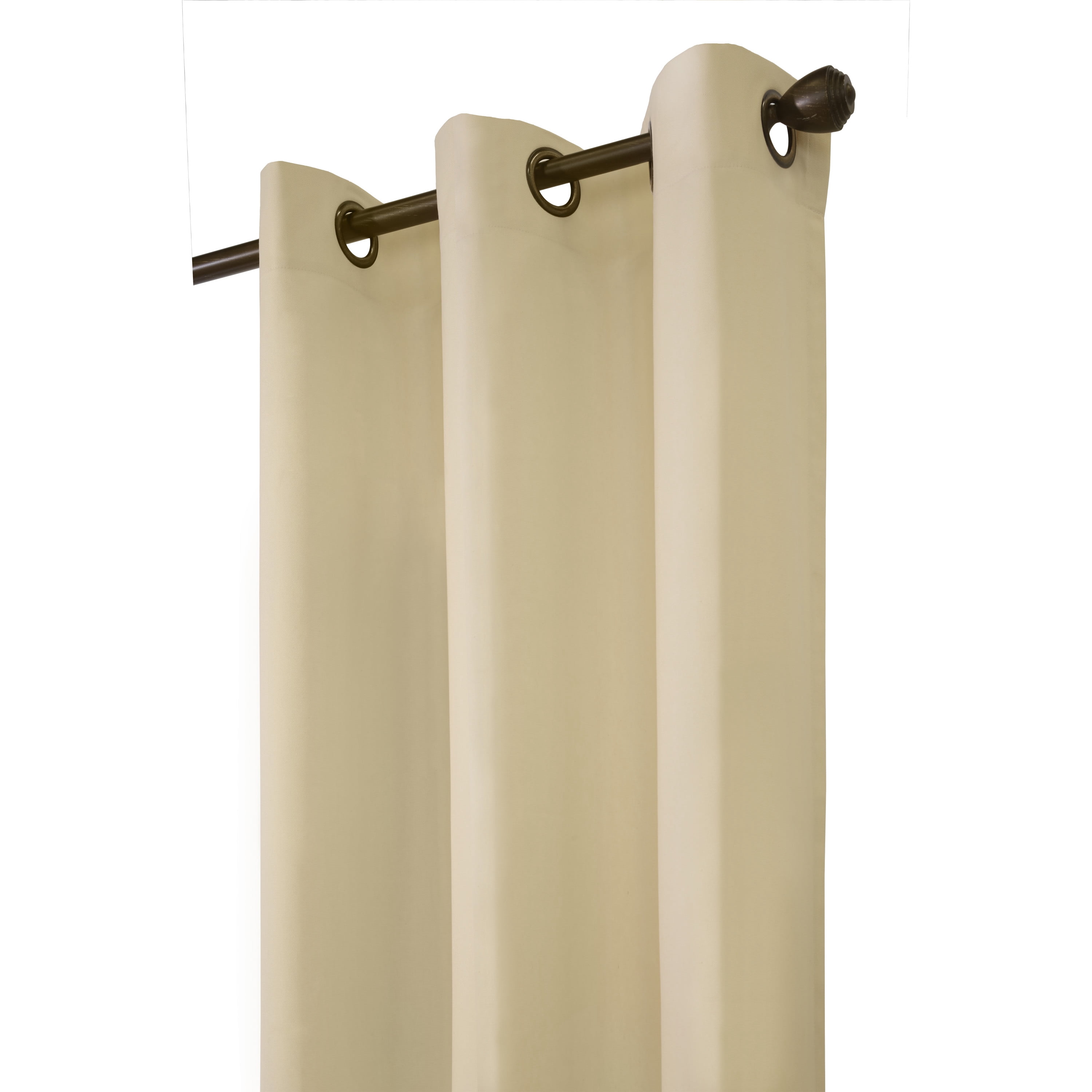 Winmate Insulated Cotton Grommet Curtain Panel - Pair each 40" x 84" in Natural