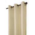 thumbnail image 3 of Winmate Insulated Cotton Grommet Curtain Panel - Pair each 40" x 95" in Natural, 3 of 6