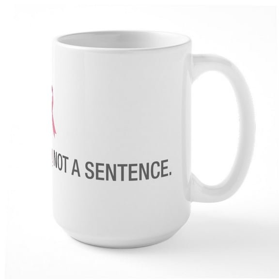 CafePress - Cancer Is A Word - 15 oz Ceramic Large White Nolvety Mug